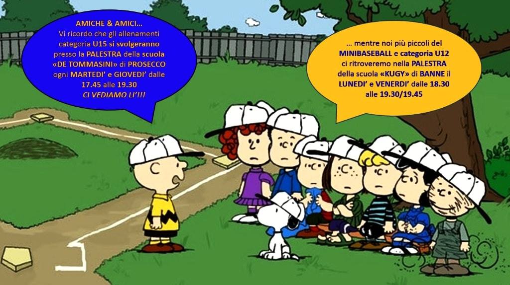 Aggiornati gli orari degli allenamenti giovanili
