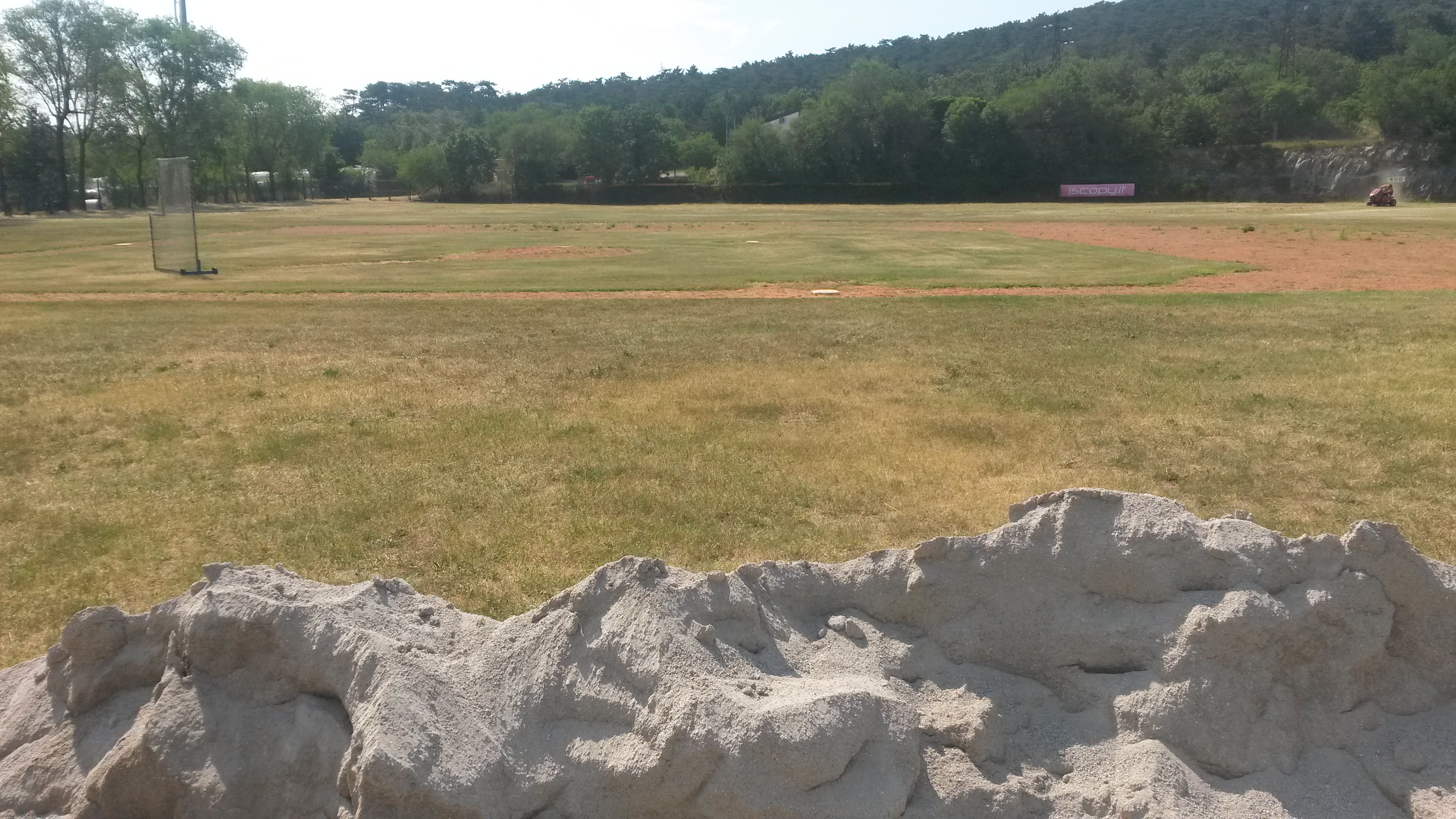 INIZIATI I LAVORI SUL CAMPO DI OPICINA