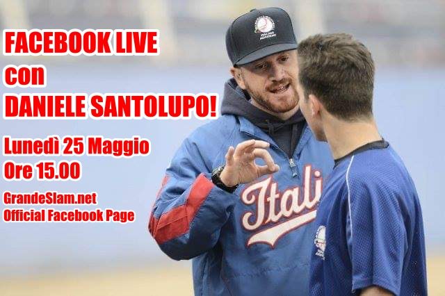 OGGI LUNEDI’ 25 MAGGIO ALLE 15.00 INTERVISTA IN DIRETTA DI DANIELE SANTOLUPO