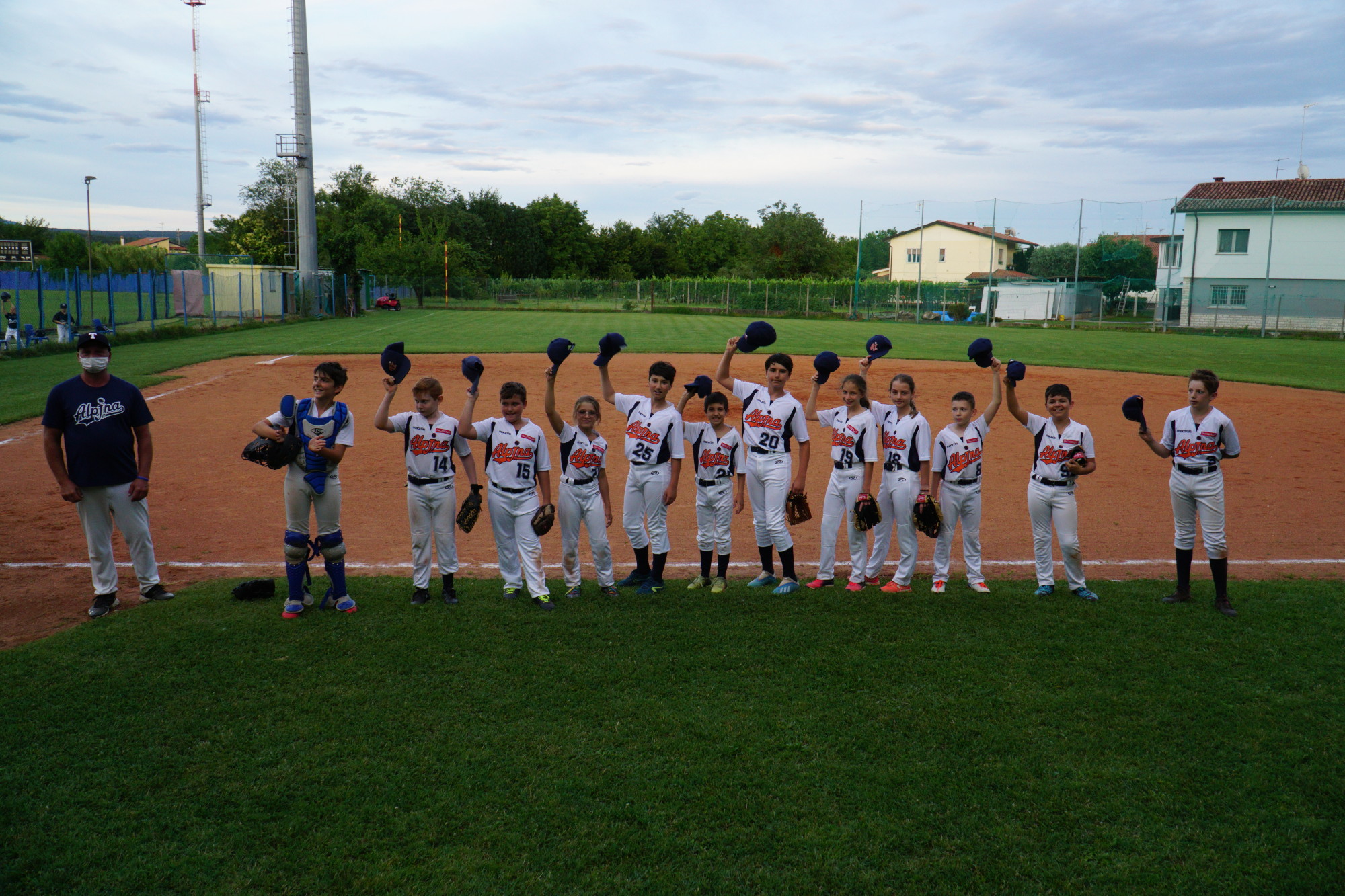 PRIMA PARTITA BASEBALL 2020: U12 JUNIOR ALPINA VS NEW BLACK PANTHERS RONCHI D.L.