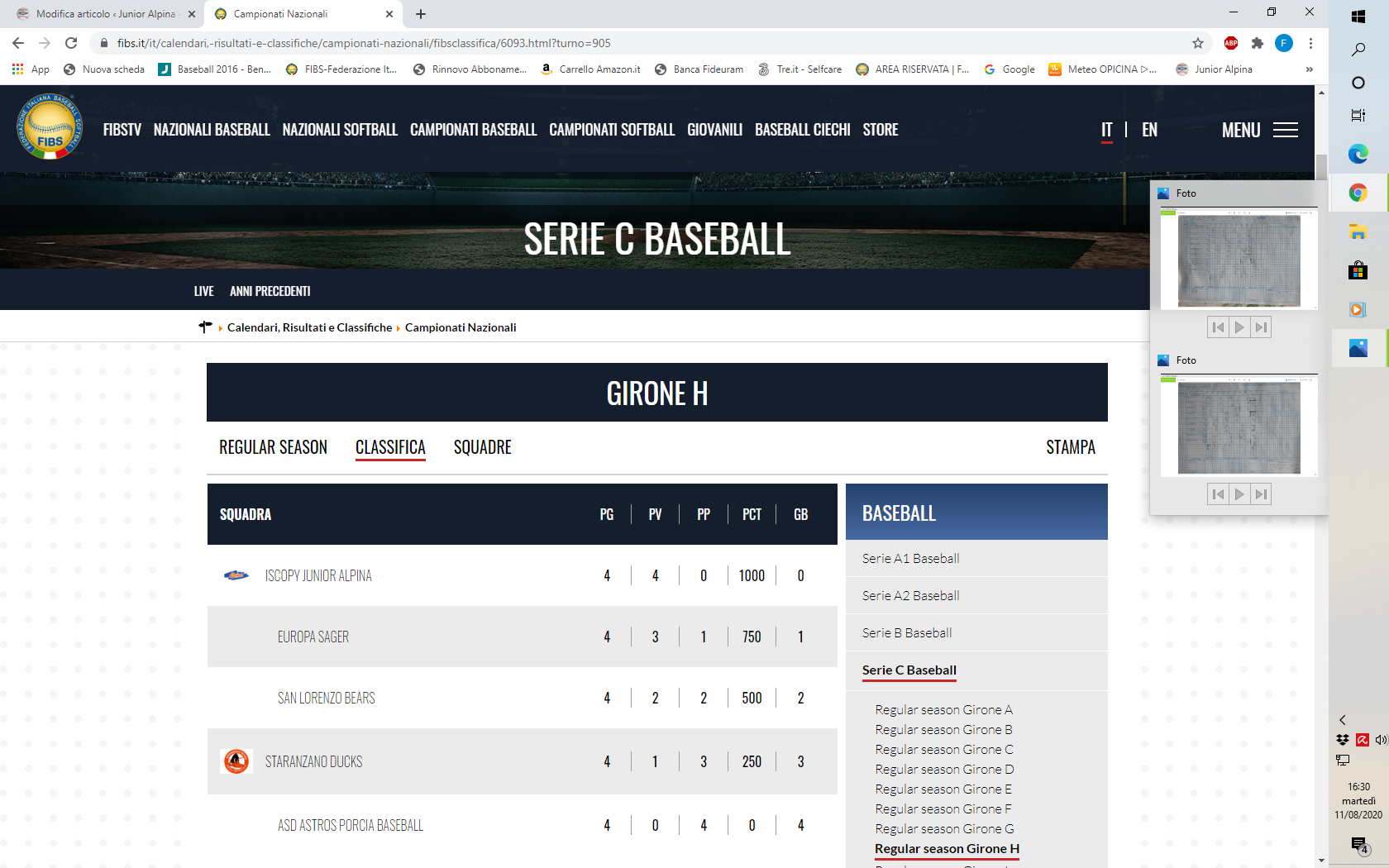 IL RESOCONTO DELLA PARTITA DI SERIE C CON IL S.LORENZO